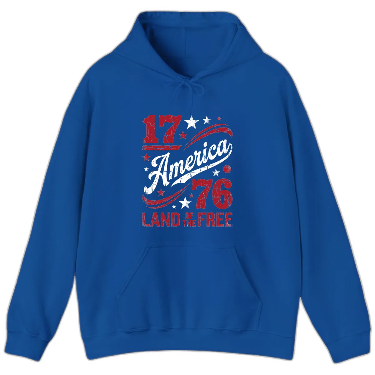 America Land of the Free 250th Hoodie in Royal