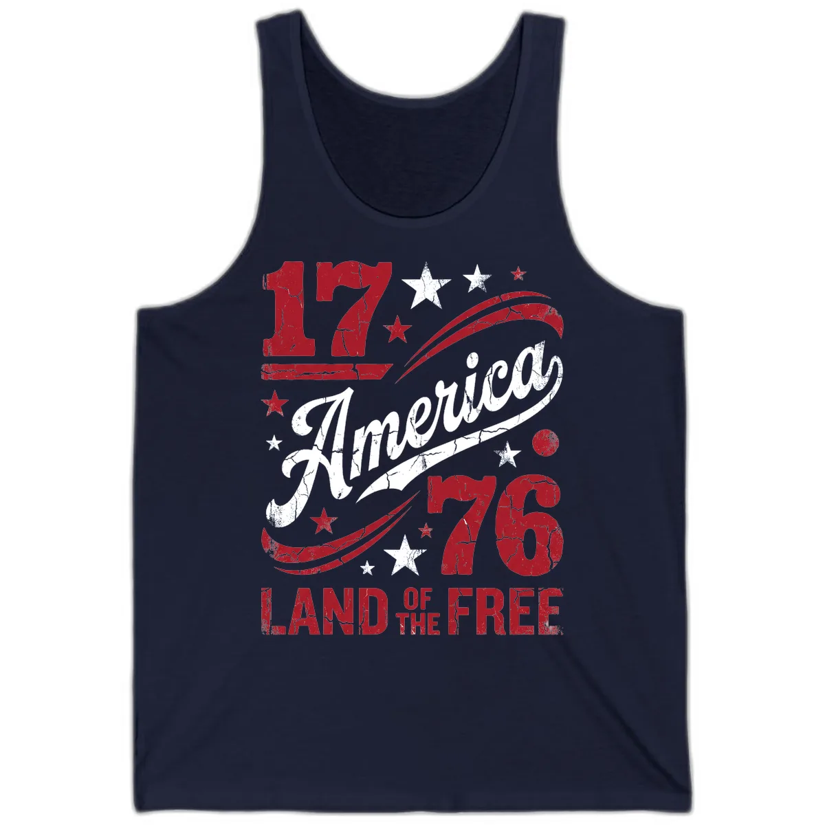 America Land of the Free 250th Tank in Navy