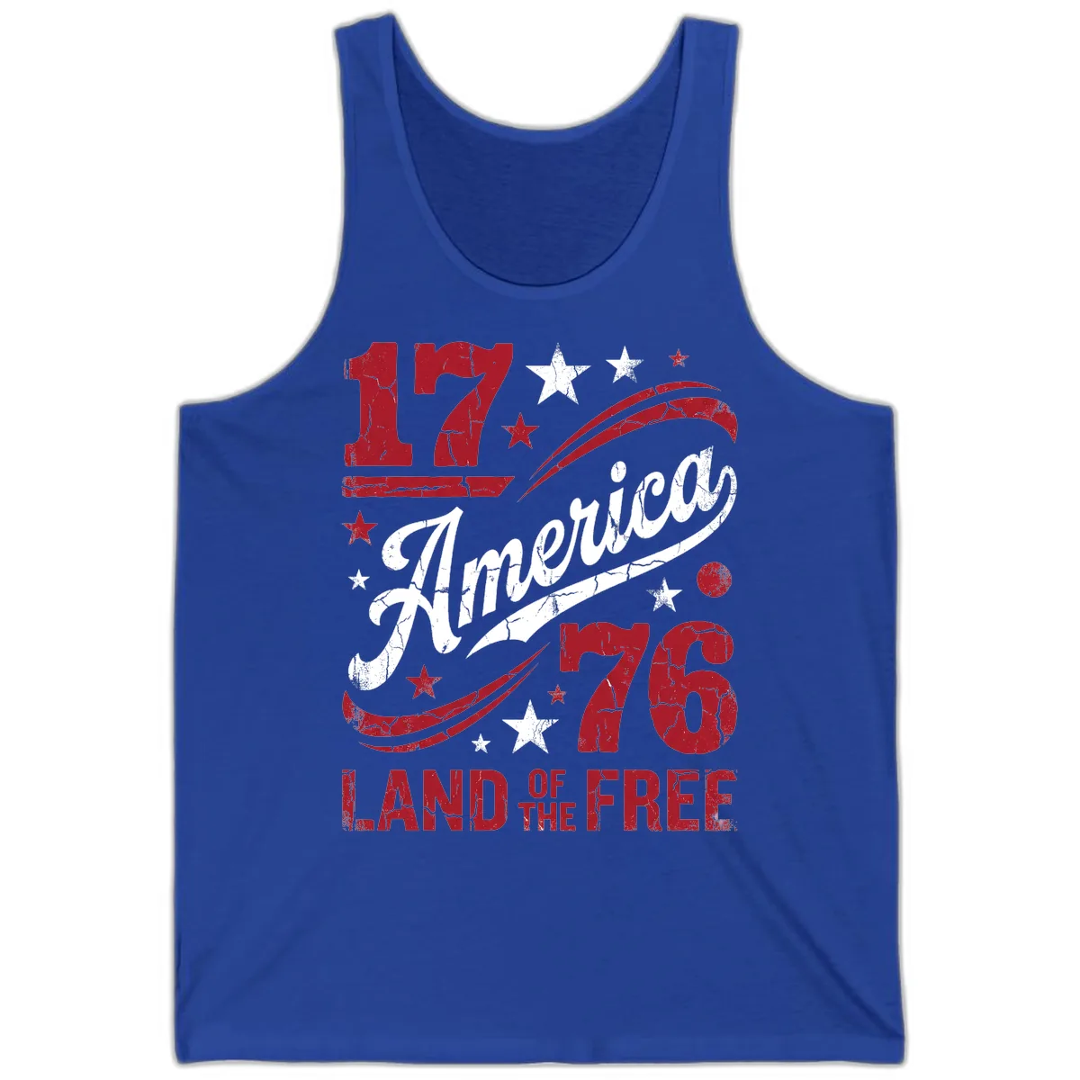 America Land of the Free 250th Tank in True Royal