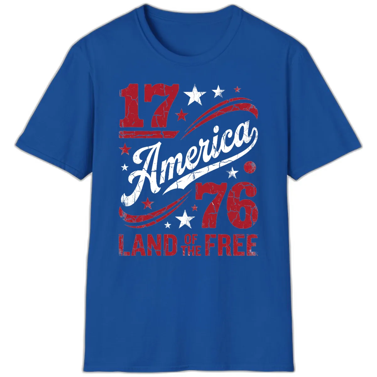 America Land of the Free 250th T-Shirt in Royal