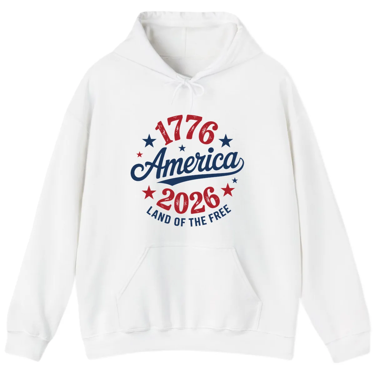 America 250th Anniversary Celebration Hoodie in White