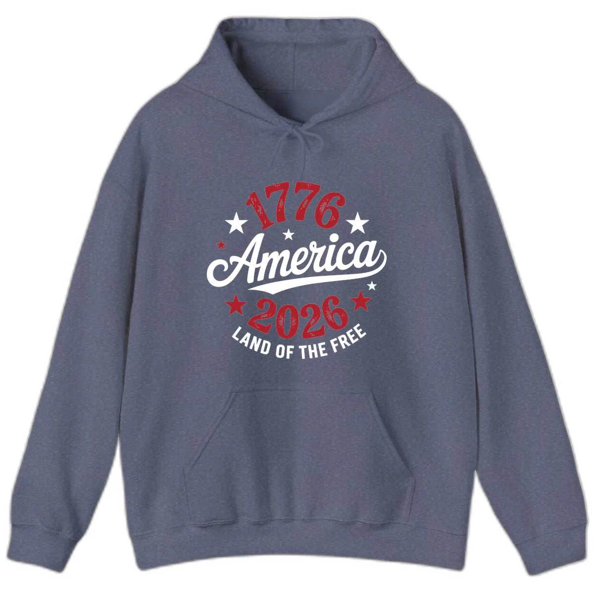 America 250th Anniversary Celebration Hoodie in Heather Navy