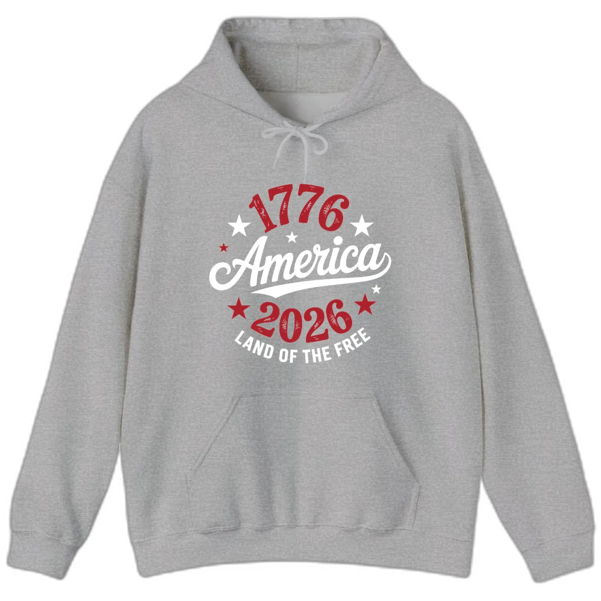 America 250th Anniversary Celebration Hoodie in Sport Grey