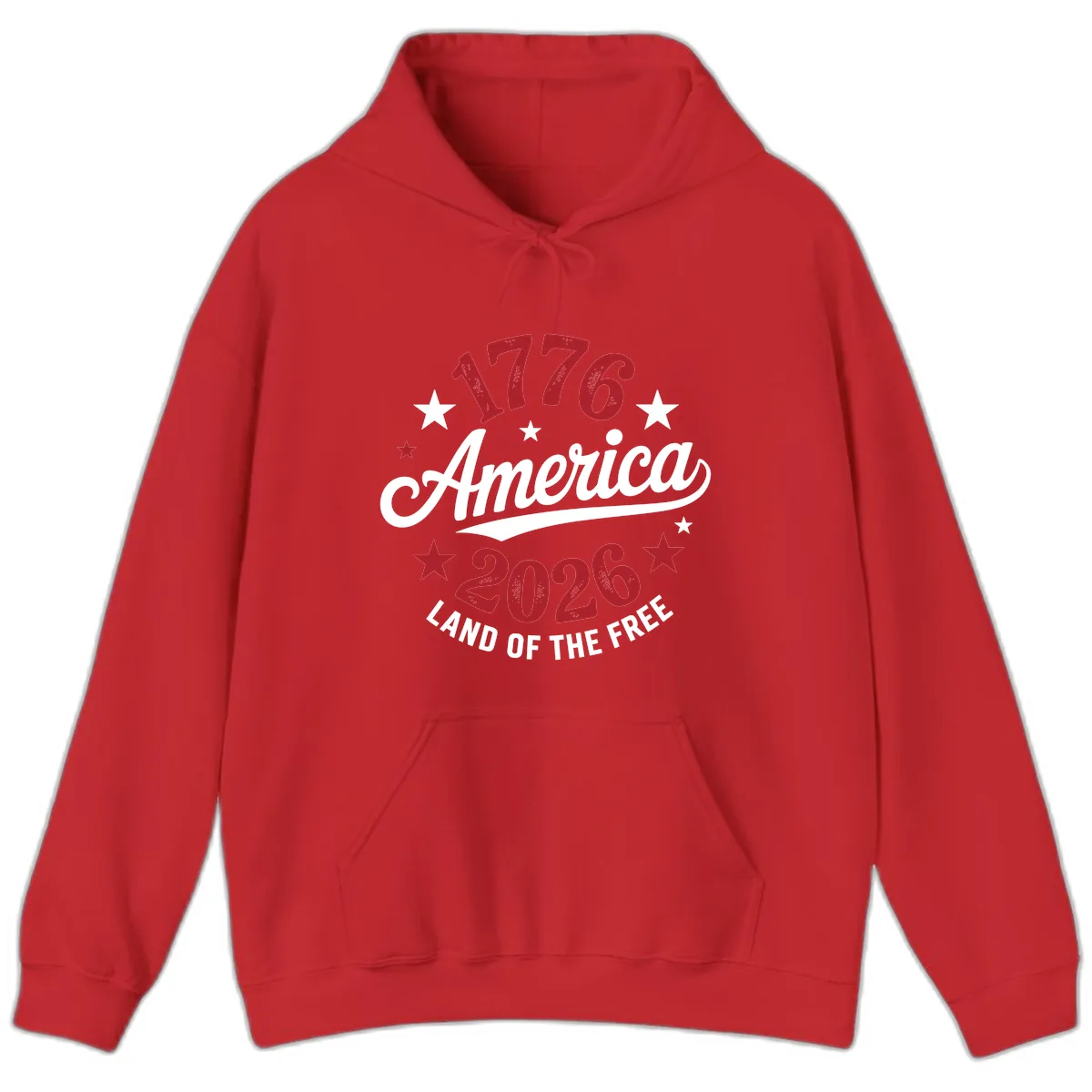 America 250th Anniversary Celebration Hoodie in Red