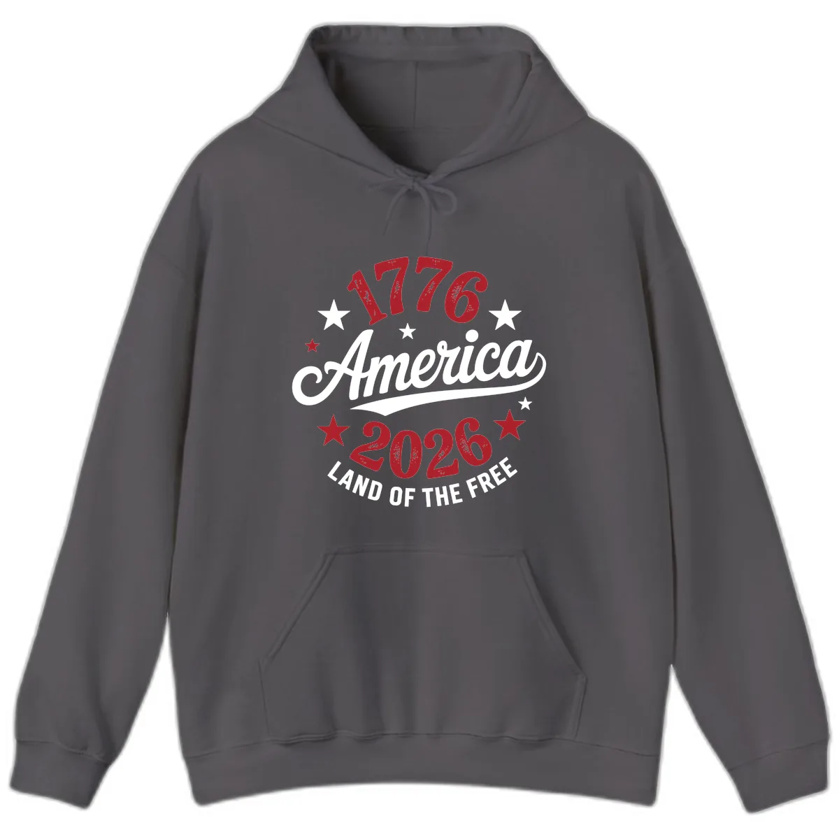 America 250th Anniversary Celebration Hoodie in Charcoal