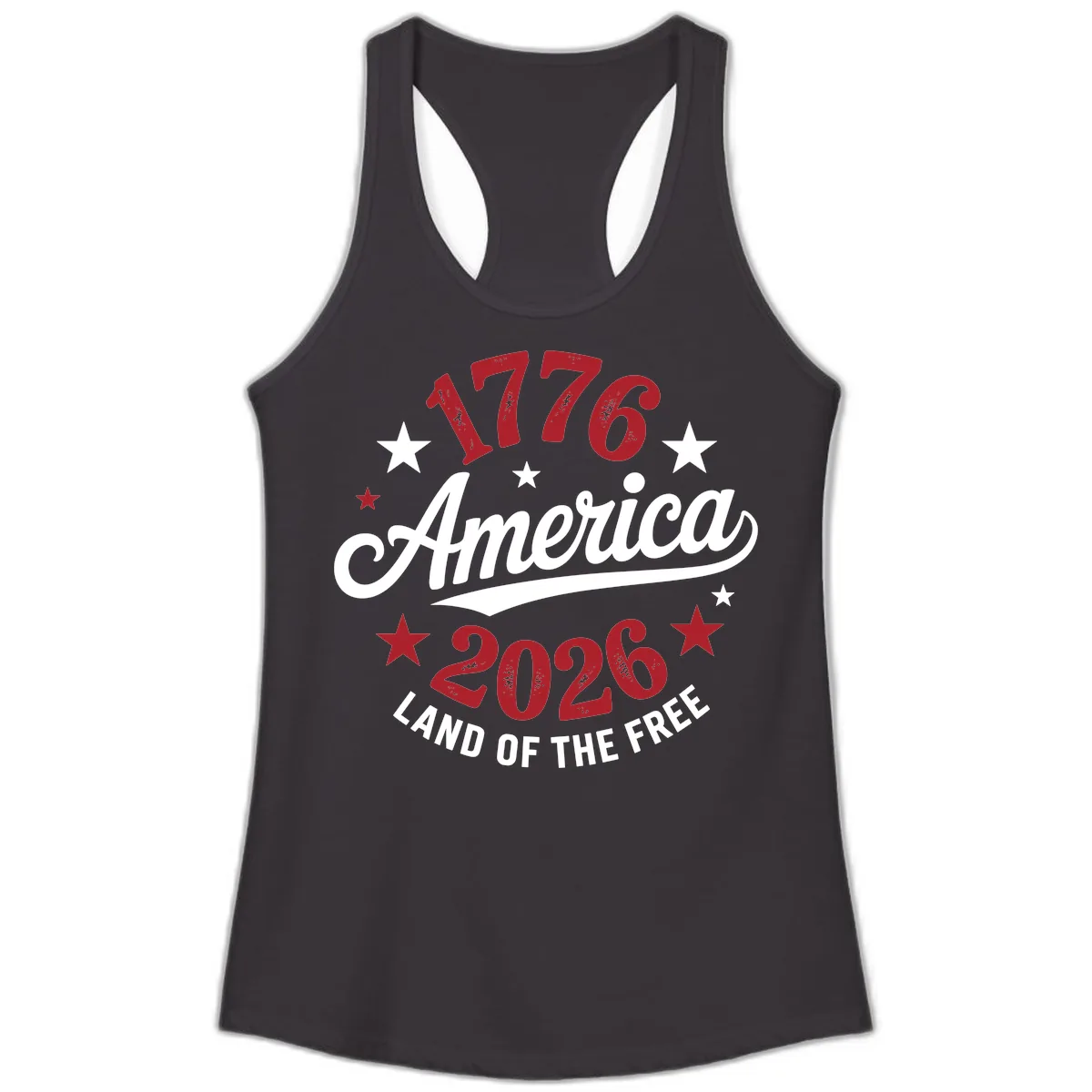 America 250th Anniversary Celebration Ladies Tank in Black