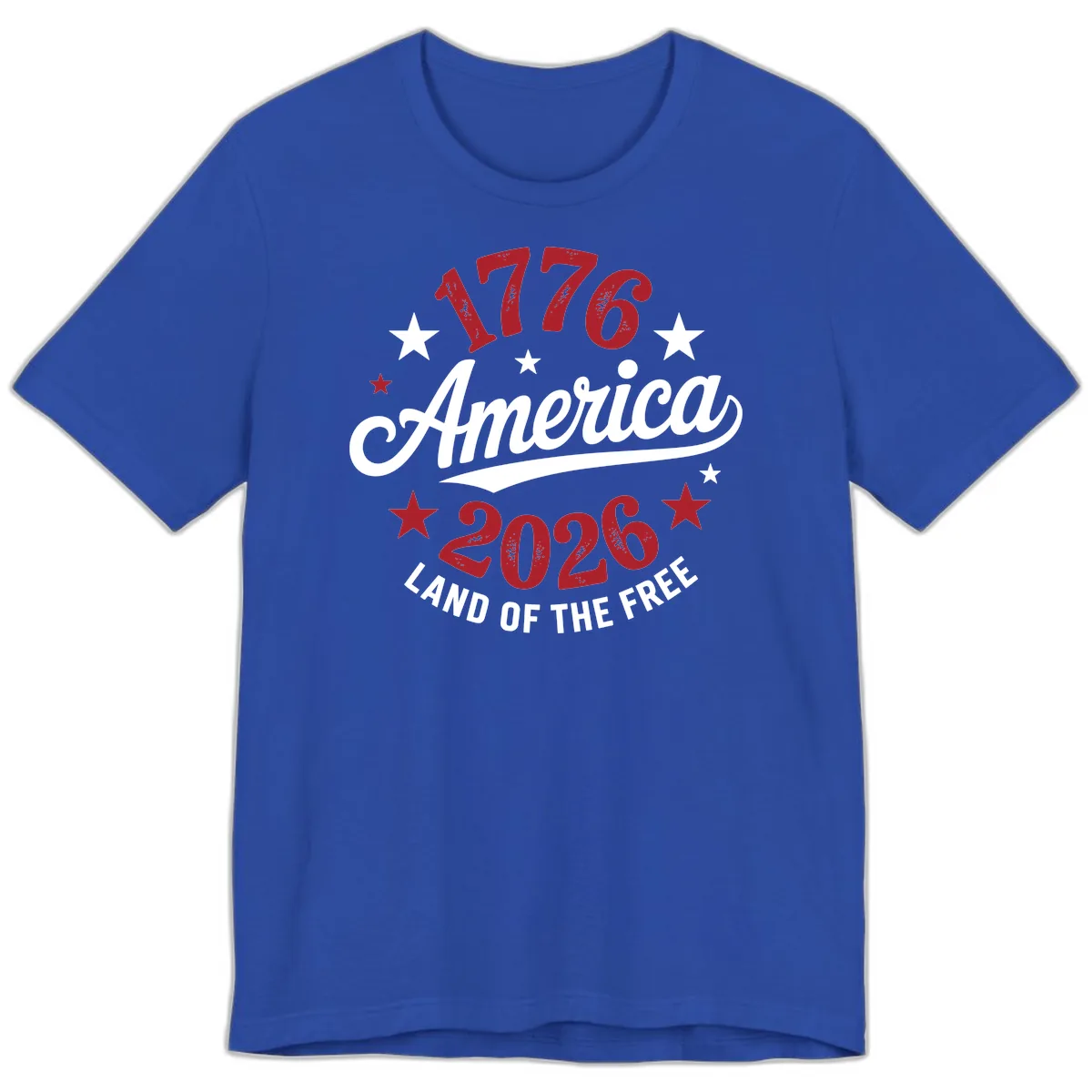 America 250th Anniversary Celebration Premium T-Shirt in True Royal