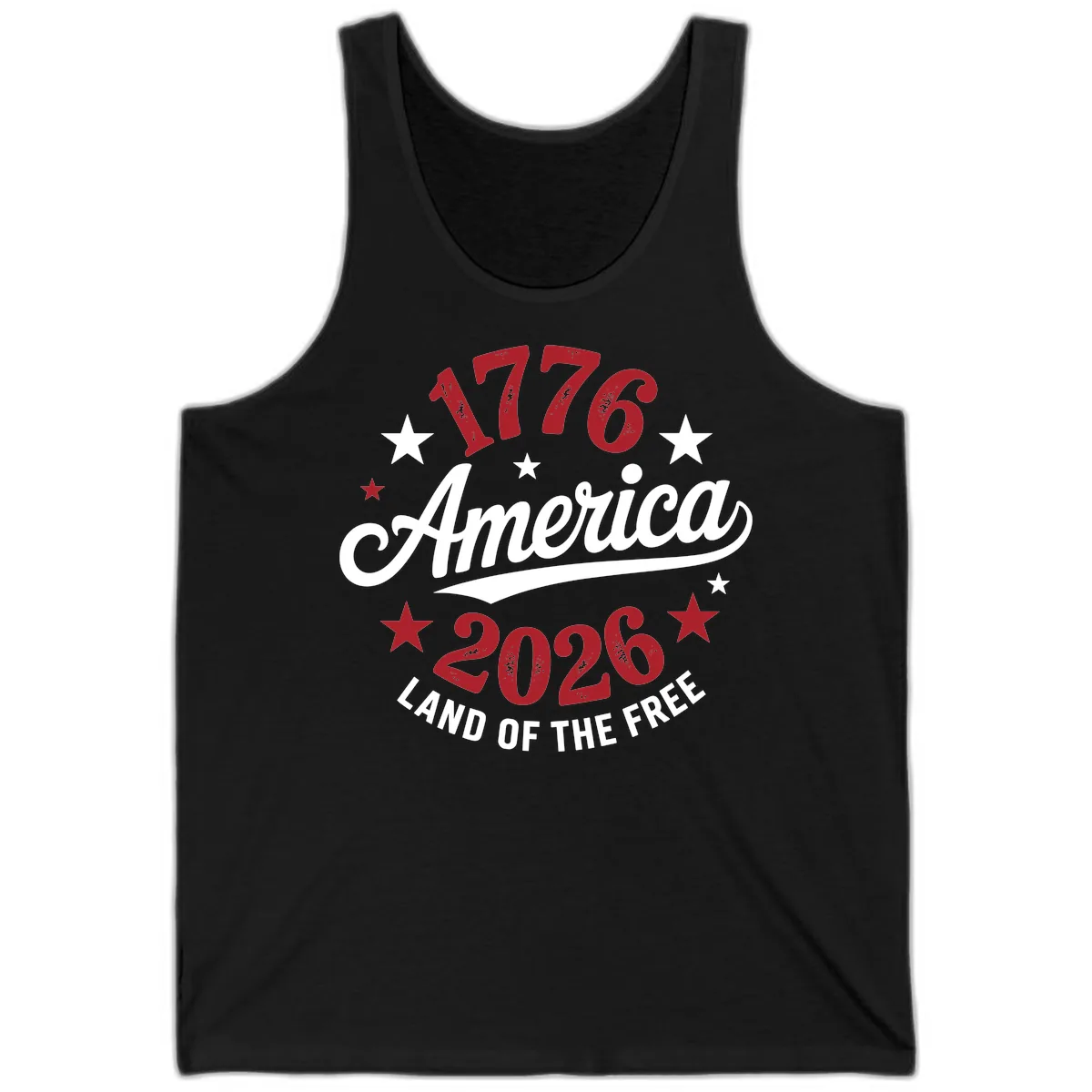 America 250th Anniversary Celebration Tank in Black