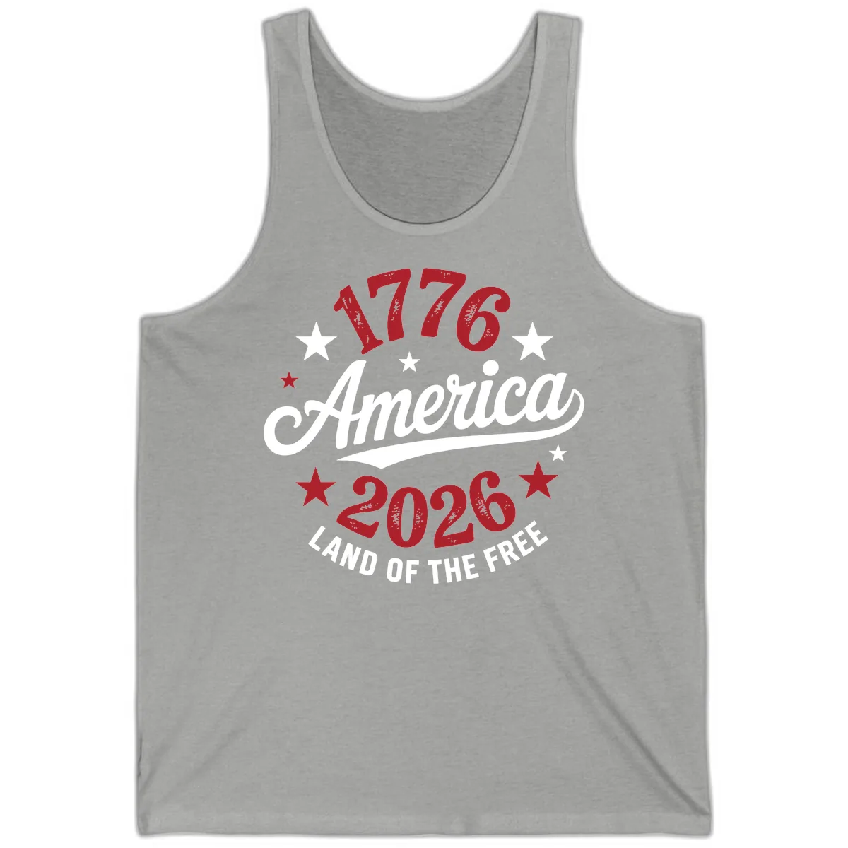 America 250th Anniversary Celebration Tank in Athletic Heather
