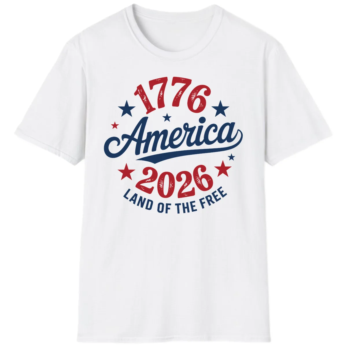 America 250th Anniversary Celebration T-Shirt in White