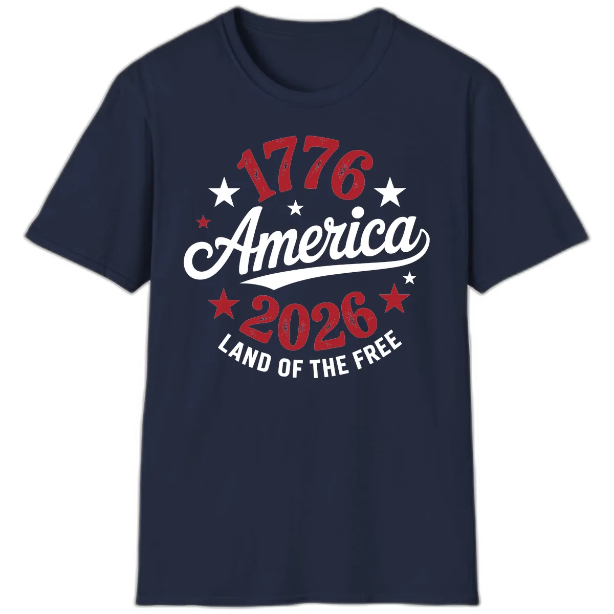 America 250th Anniversary Celebration T-Shirt in Navy