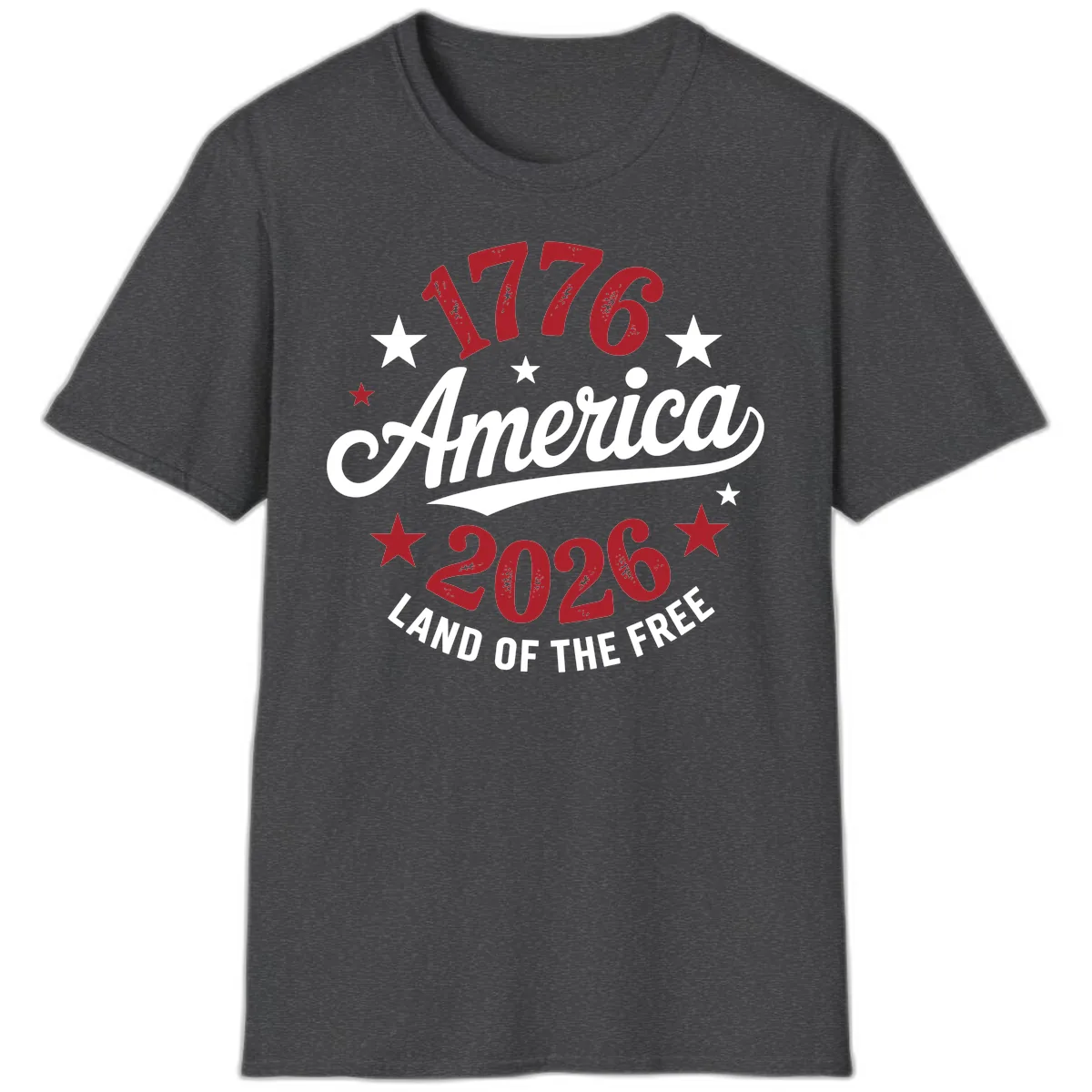 America 250th Anniversary Celebration T-Shirt in Dark Heather