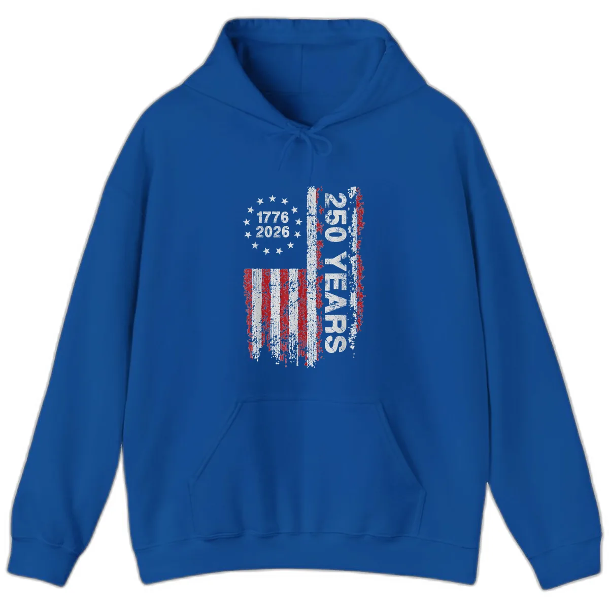 America 250 Years 1776 2026 Hoodie in Royal