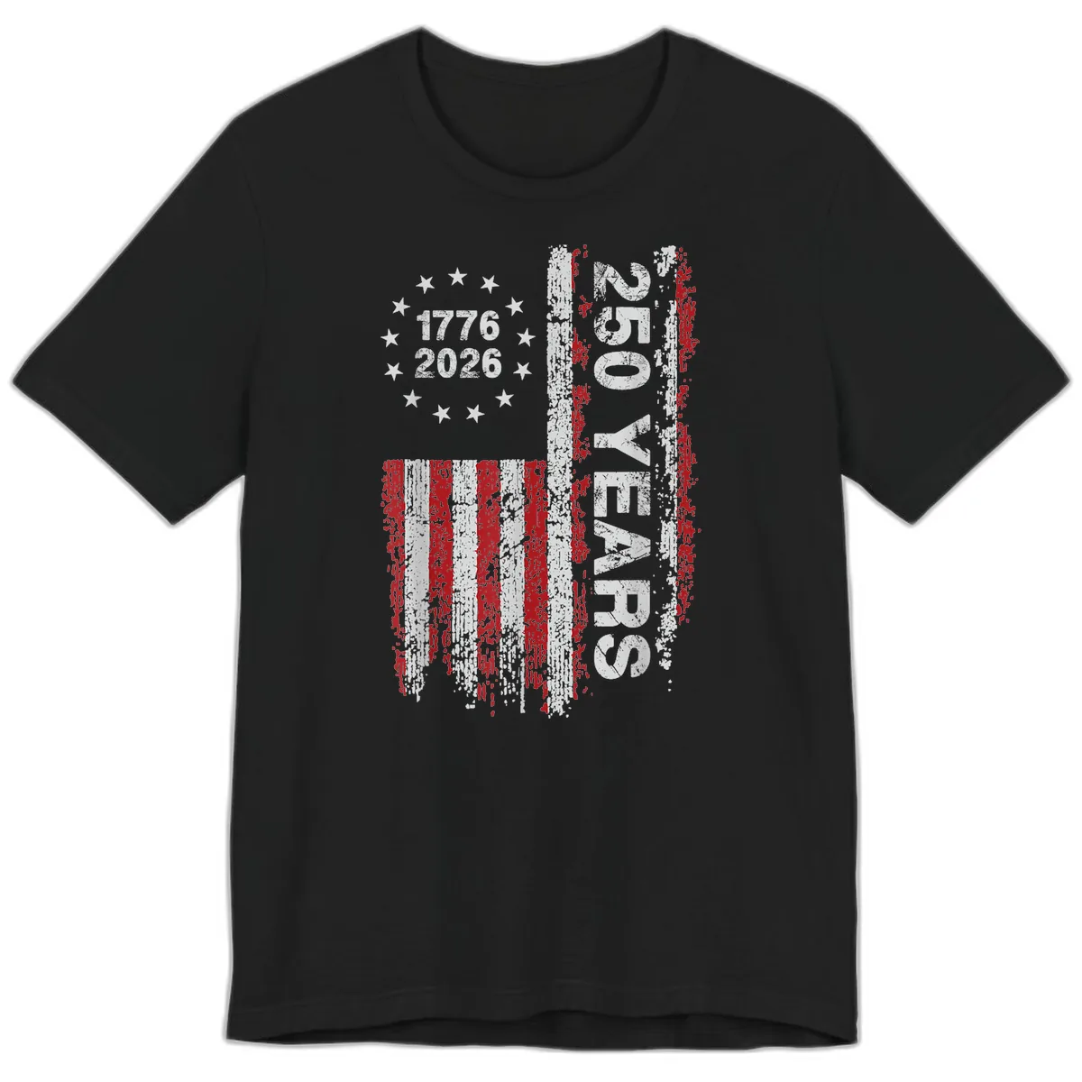 America 250 Years 1776 2026 Premium T-Shirt in Black