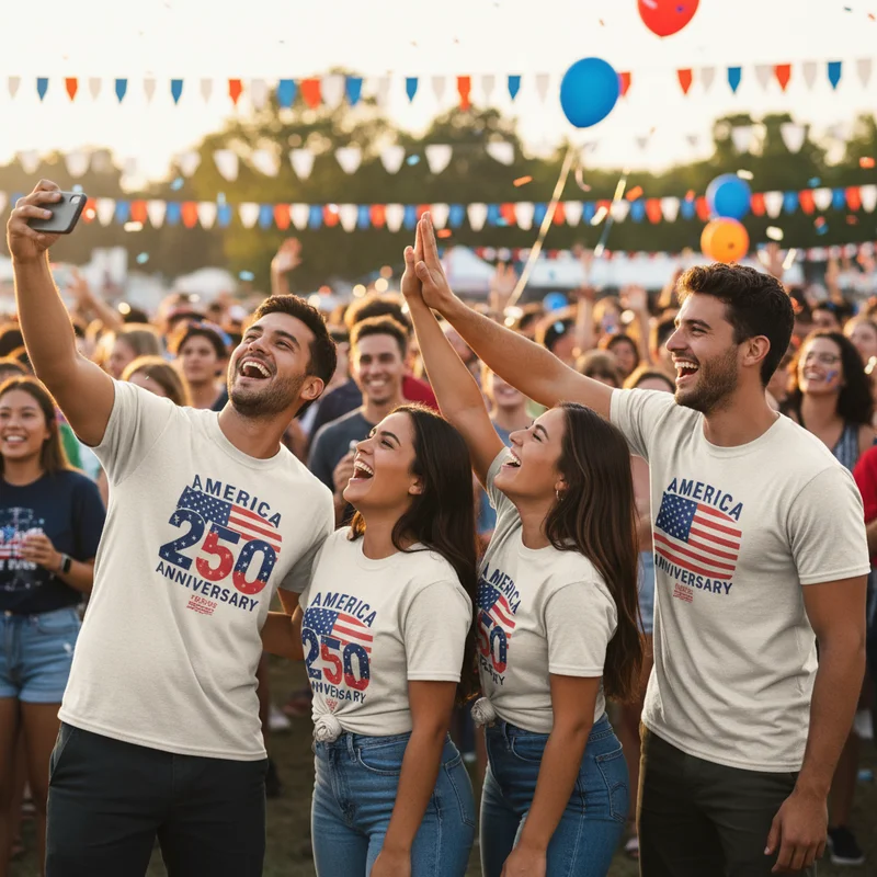Best July 4th 2026 Moments from Across America - 250 Shirt Co