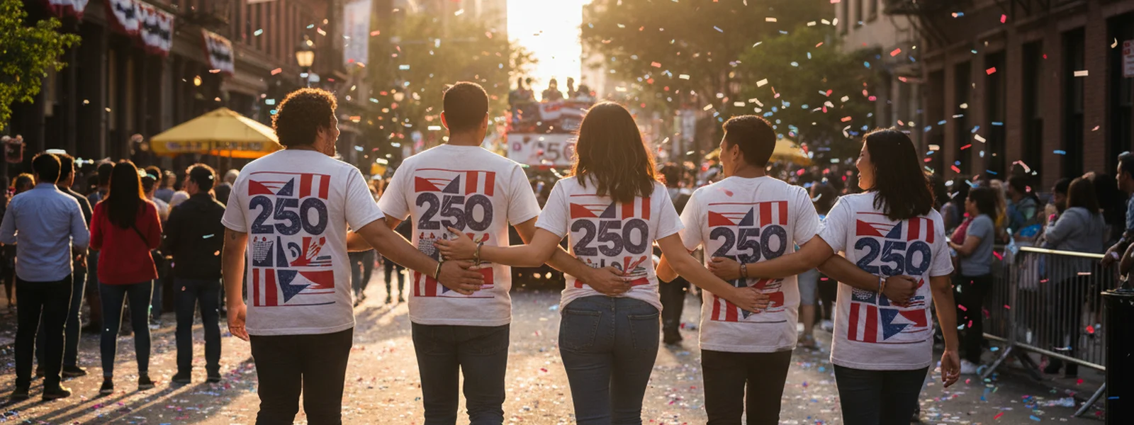 Best Matching Shirts for Your 250th Celebration Crew - 250 Shirt Co