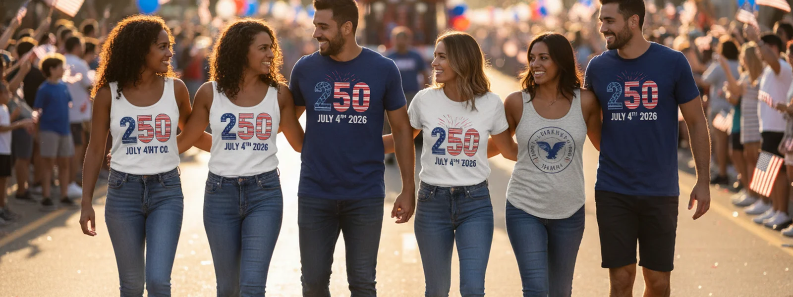 How to Coordinate Group Shirts for July 4th 2026 - 250 Shirt Co