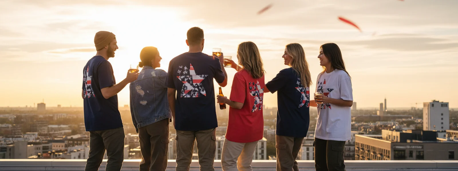 Red White and Blue Without Looking Like a Flag - 250 Shirt Co