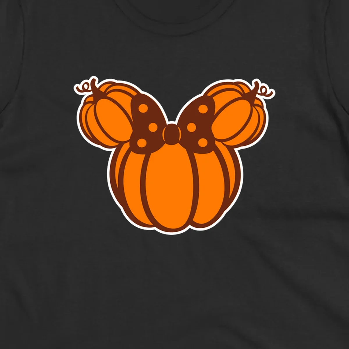 Mickey pumpkin bow graphic