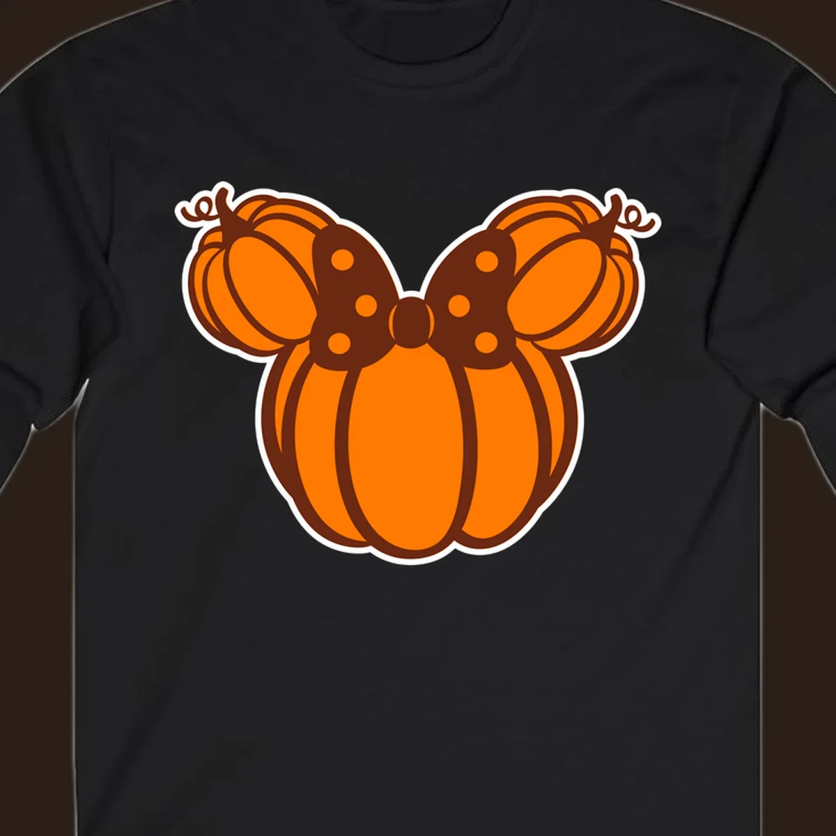 Mickey pumpkin bow graphic