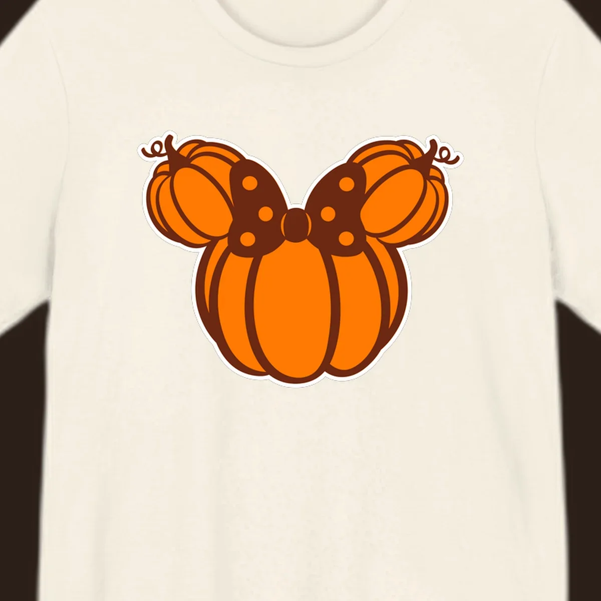Mickey pumpkin bow graphic