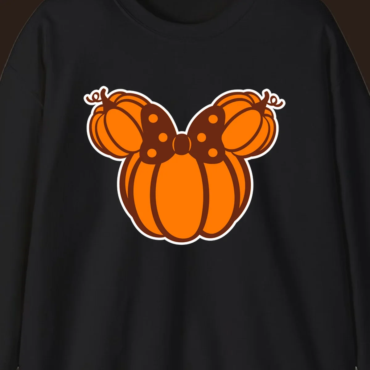 Mickey pumpkin bow graphic