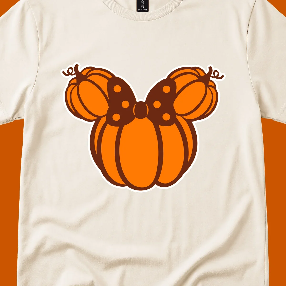 Mickey pumpkin bow graphic