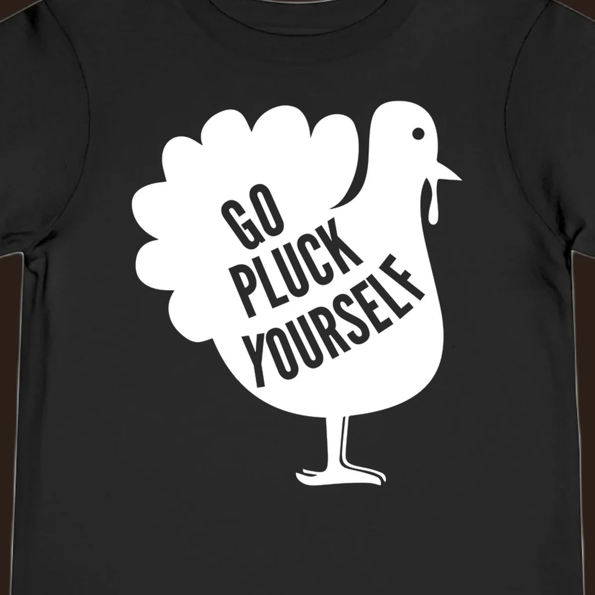 Go pluck yourself turkey graphic for Thanksgiving shirts