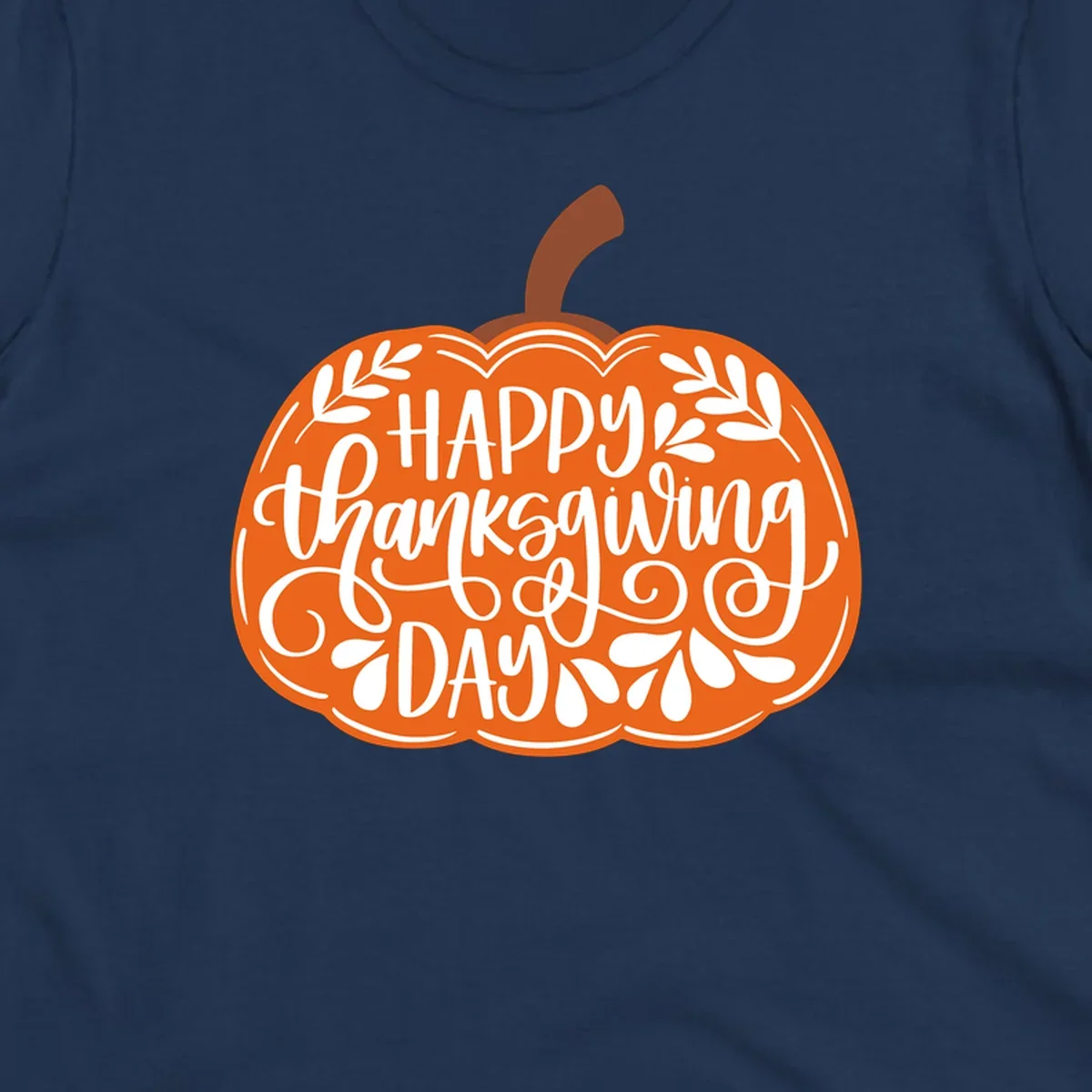 Thanksgiving pumpkin with "Happy Thanksgiving Day" text, part of the thanksgiving-pumpkin-text design.