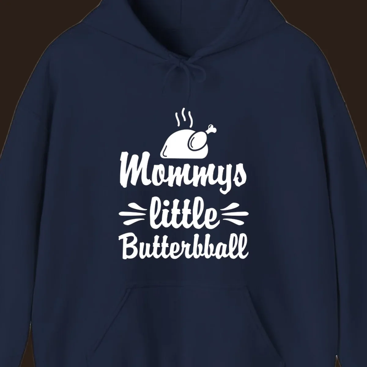 Mommys little Butterball Thanksgiving design with a roasted turkey graphic.
