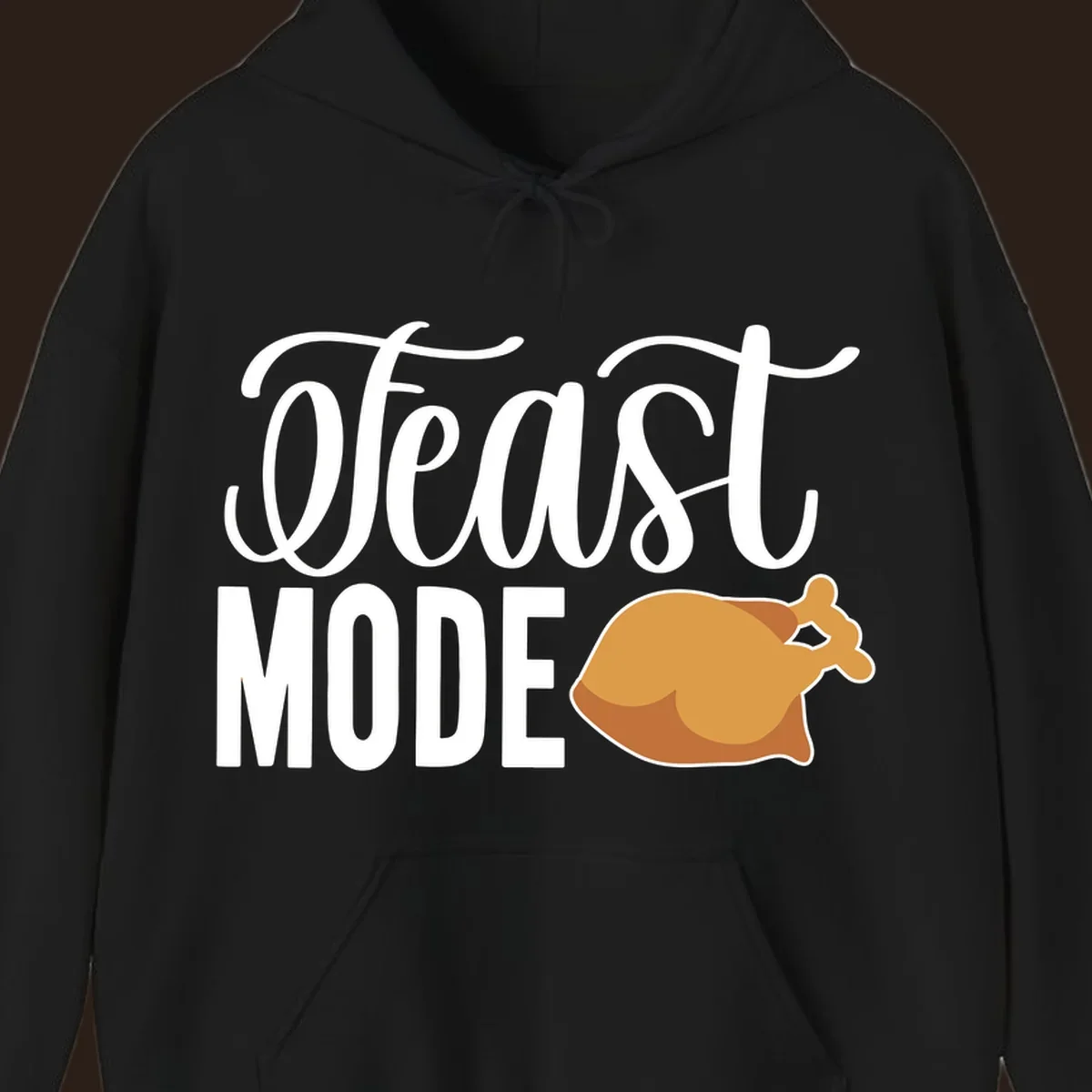 Feast Mode Turkey Illustration for Thanksgiving
