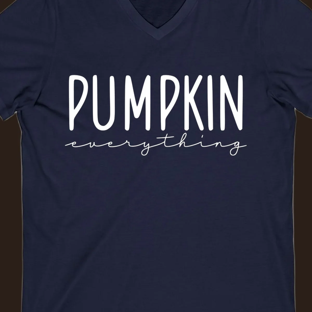 Pumpkin Everything text design with bold PUMPKIN and cursive everything.