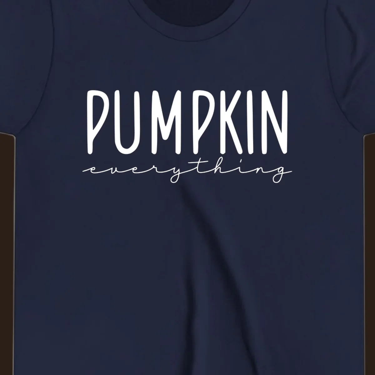 Pumpkin Everything text design with bold PUMPKIN and cursive everything.