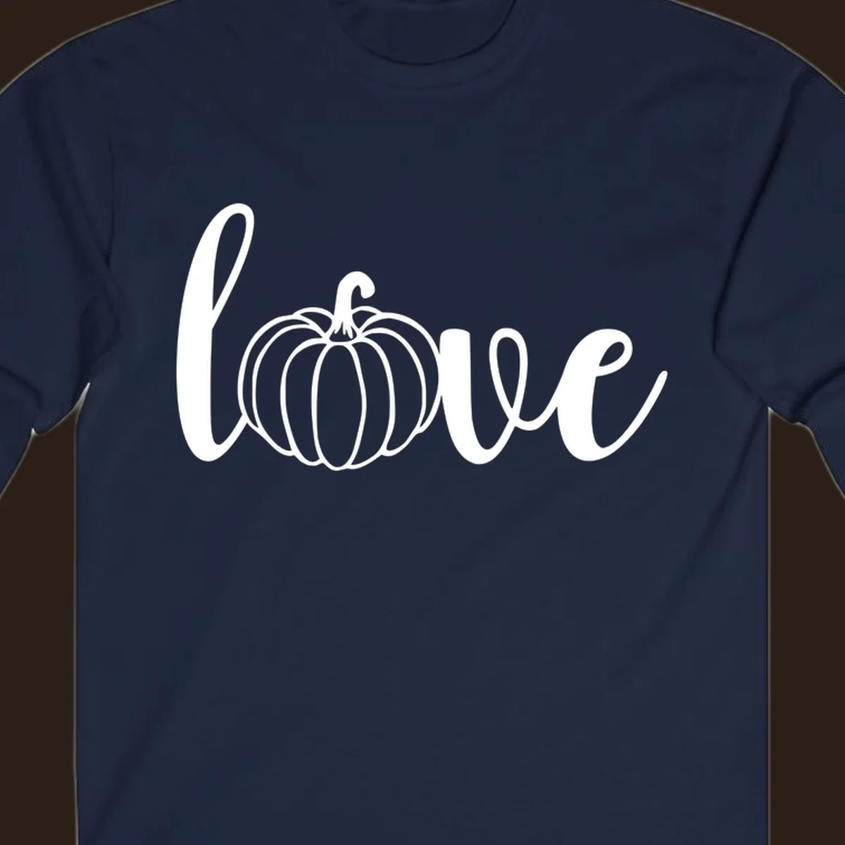 Love pumpkin script design for fall and Thanksgiving shirts.