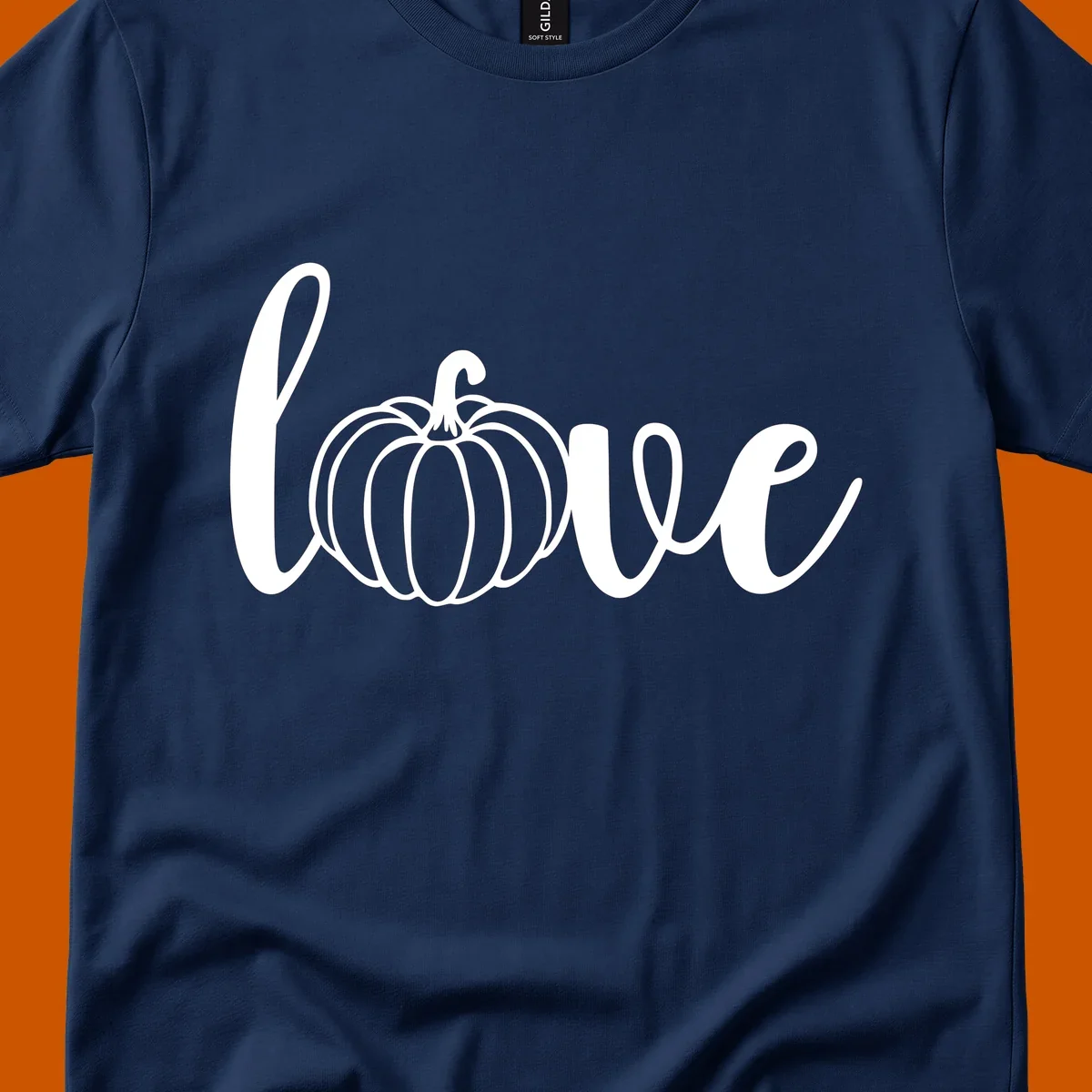 Love pumpkin script design for fall and Thanksgiving shirts.