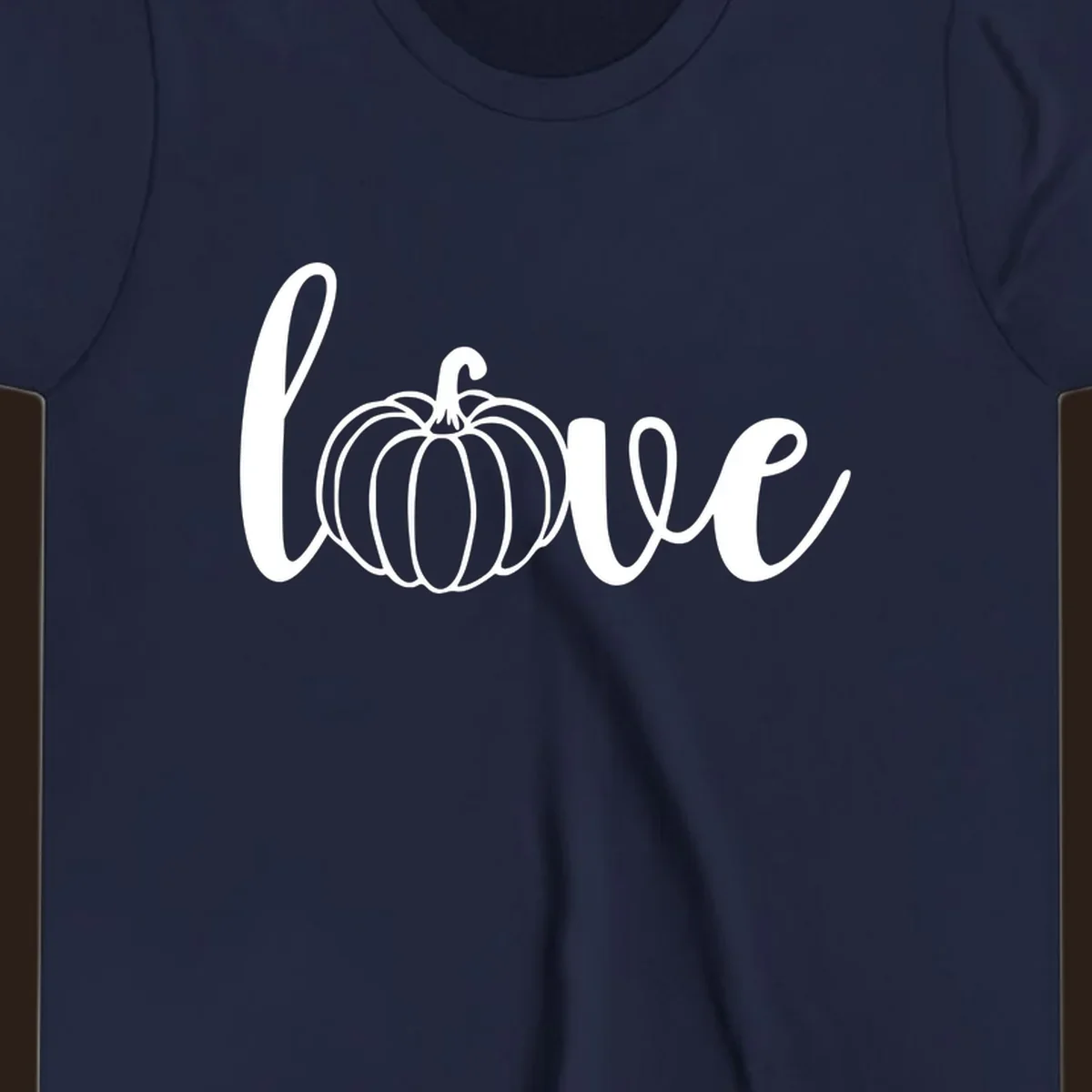 Love pumpkin script design for fall and Thanksgiving shirts.