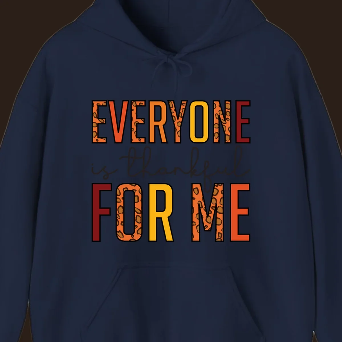 Everyone Is For Me typography with leopard print accents.