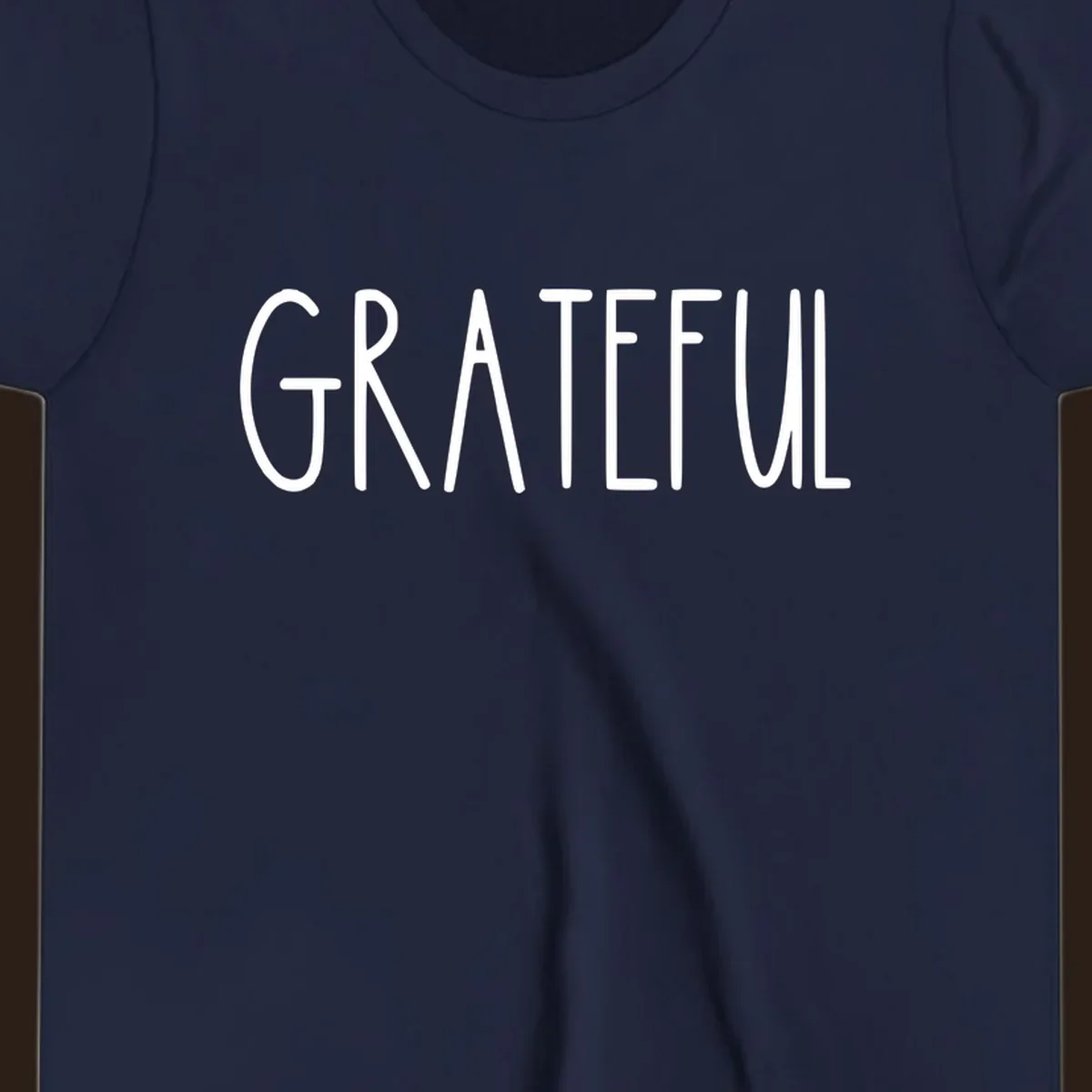 Bold white typography spelling out GRATEFUL, suitable for Thanksgiving.