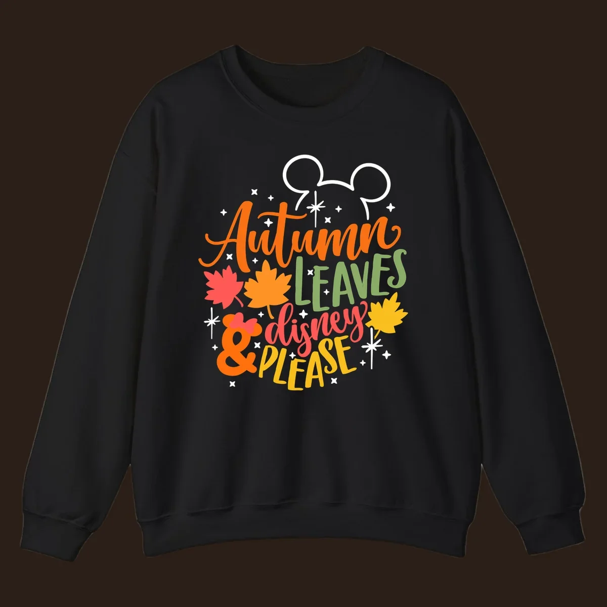 Autumn Leaves Disney Please text with Mickey ears and fall leaves.