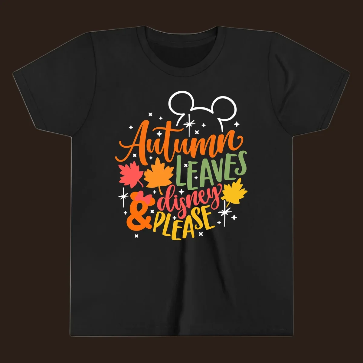 Autumn Leaves Disney Please text with Mickey ears and fall leaves.