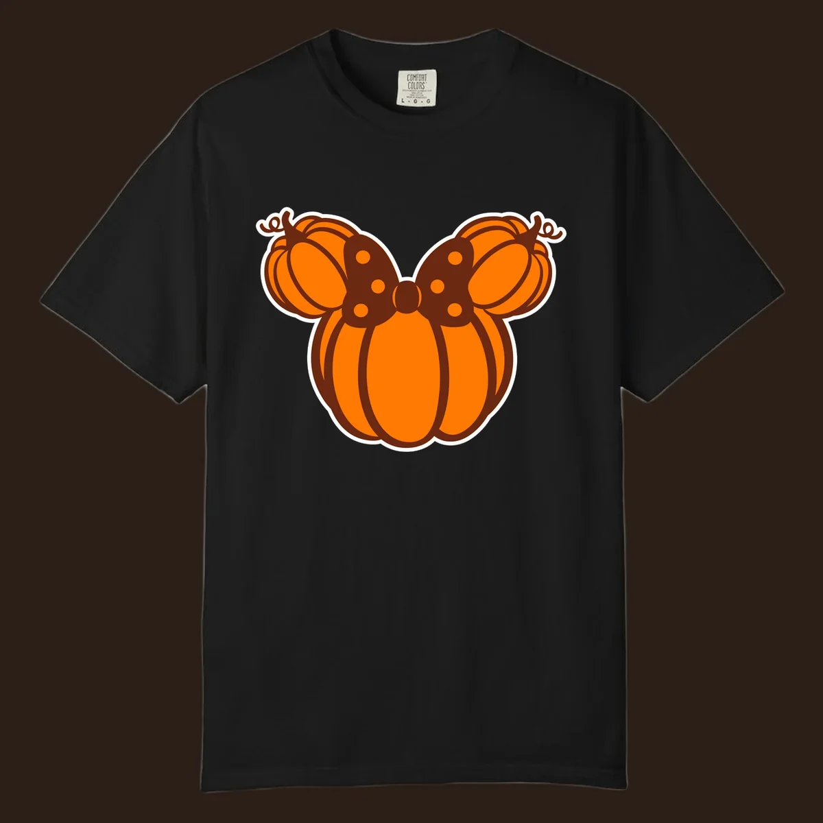 Mickey pumpkin bow graphic