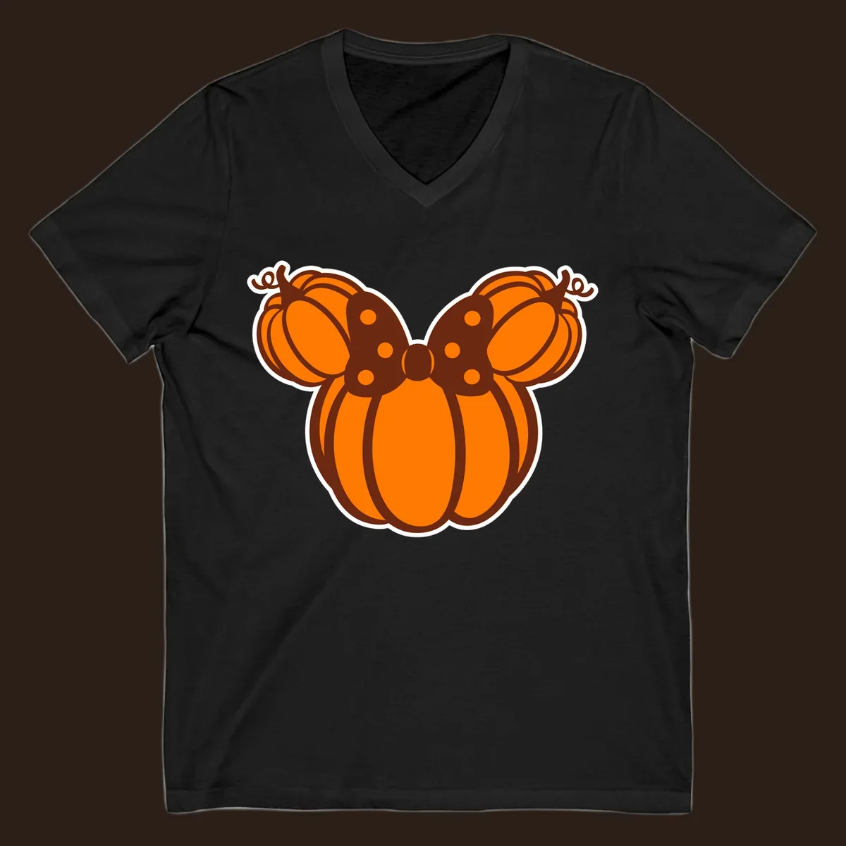 Mickey pumpkin bow graphic