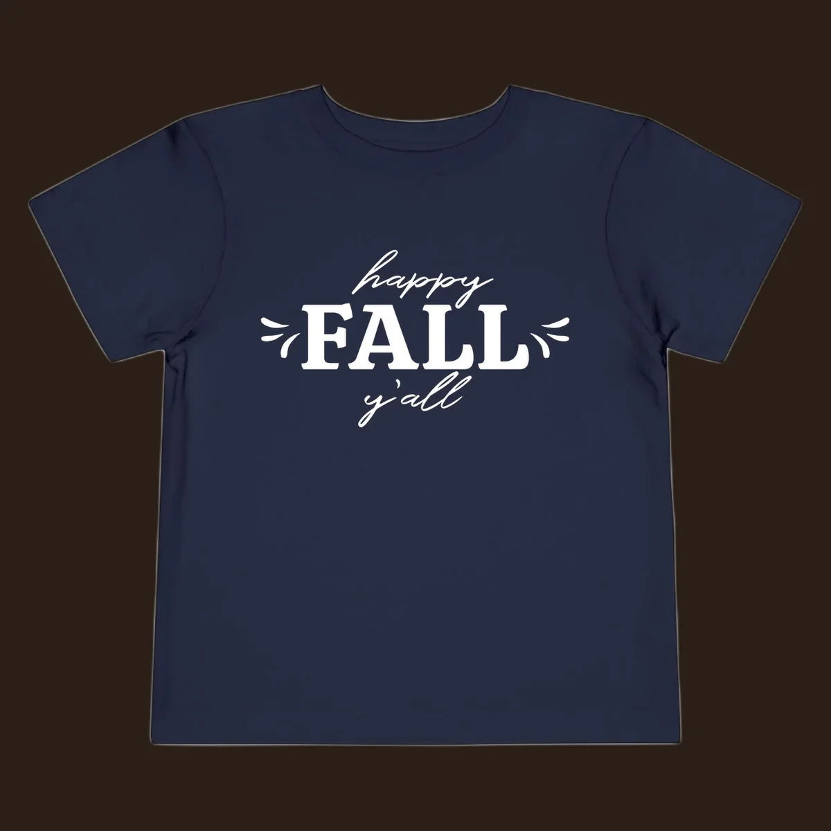 Happy Fall Y'all typography design for autumn.