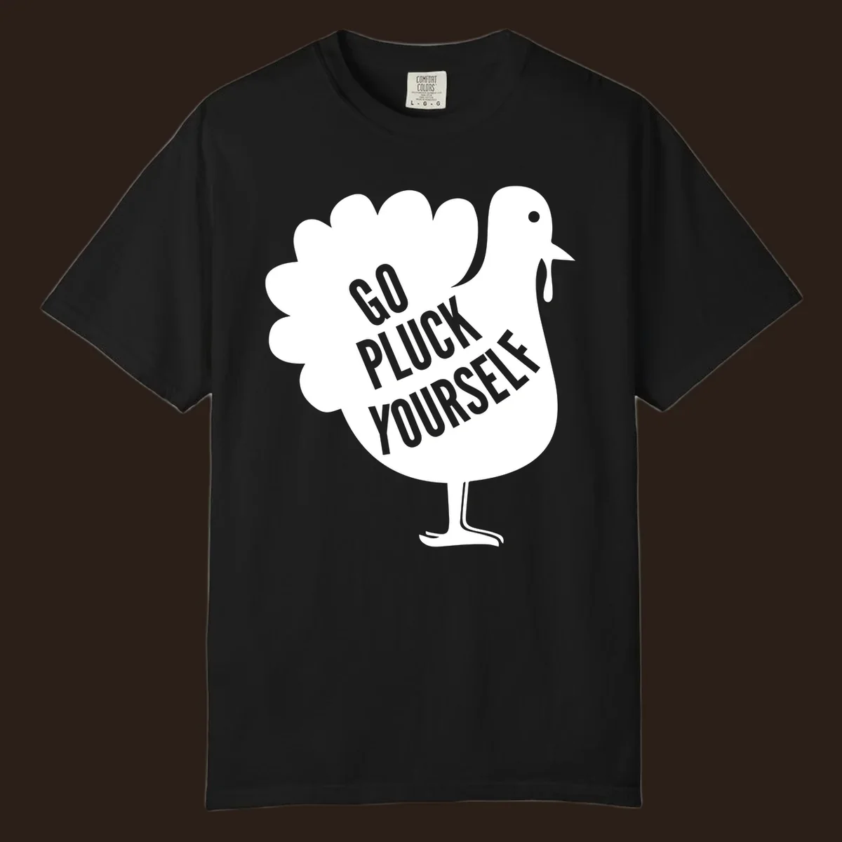 Go pluck yourself turkey graphic for Thanksgiving shirts
