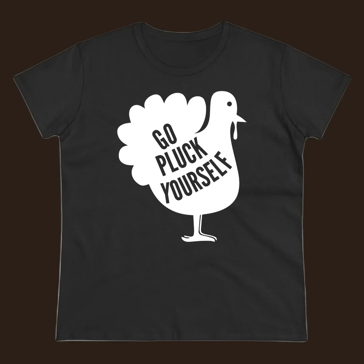 Go pluck yourself turkey graphic for Thanksgiving shirts