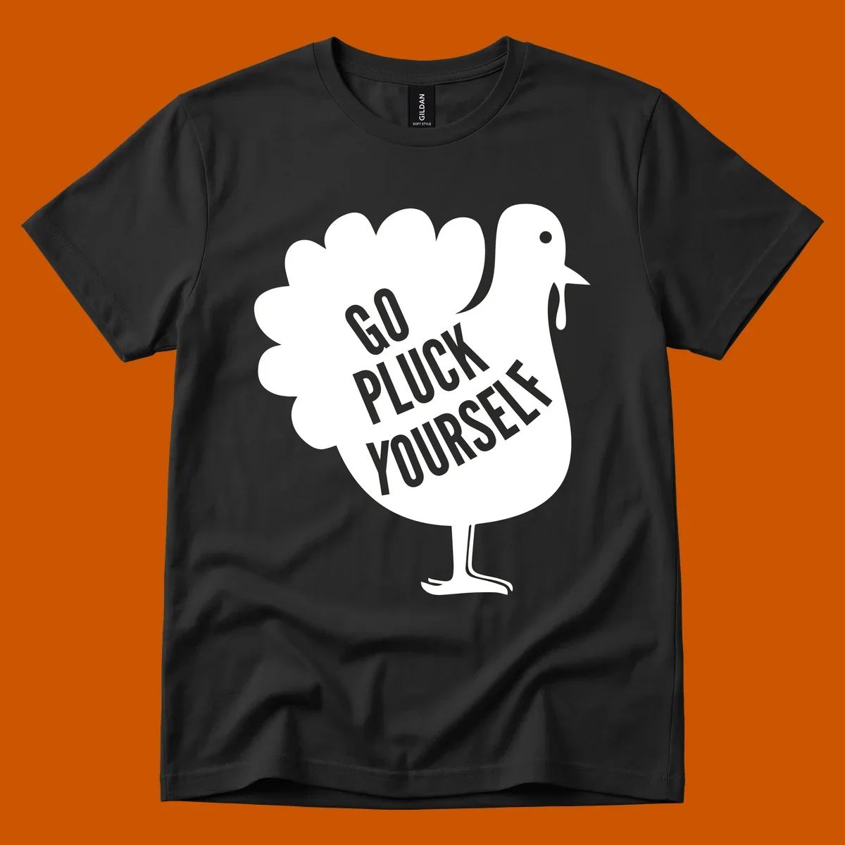 Go pluck yourself turkey graphic for Thanksgiving shirts