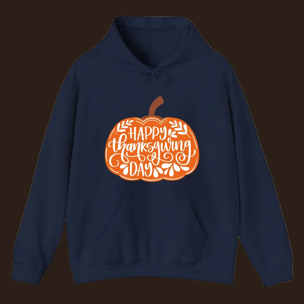 Thanksgiving pumpkin with "Happy Thanksgiving Day" text, part of the thanksgiving-pumpkin-text design.