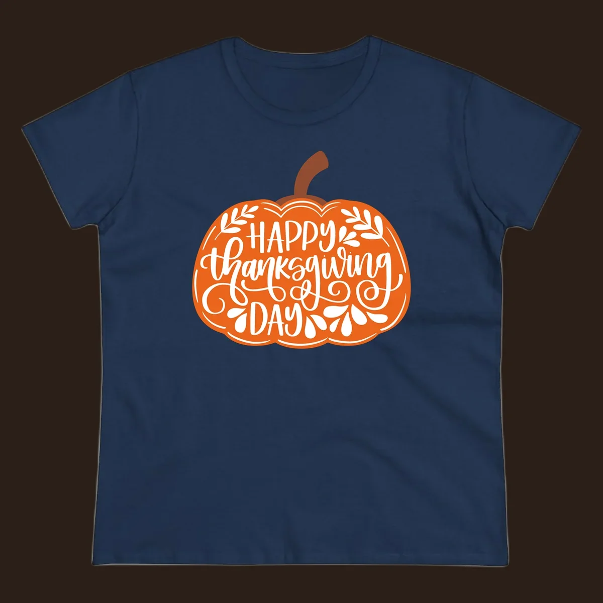 Thanksgiving pumpkin with "Happy Thanksgiving Day" text, part of the thanksgiving-pumpkin-text design.