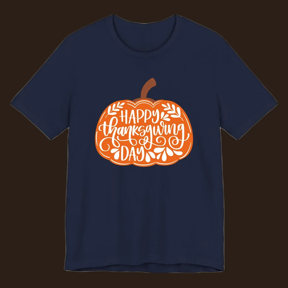 Thanksgiving pumpkin with "Happy Thanksgiving Day" text, part of the thanksgiving-pumpkin-text design.