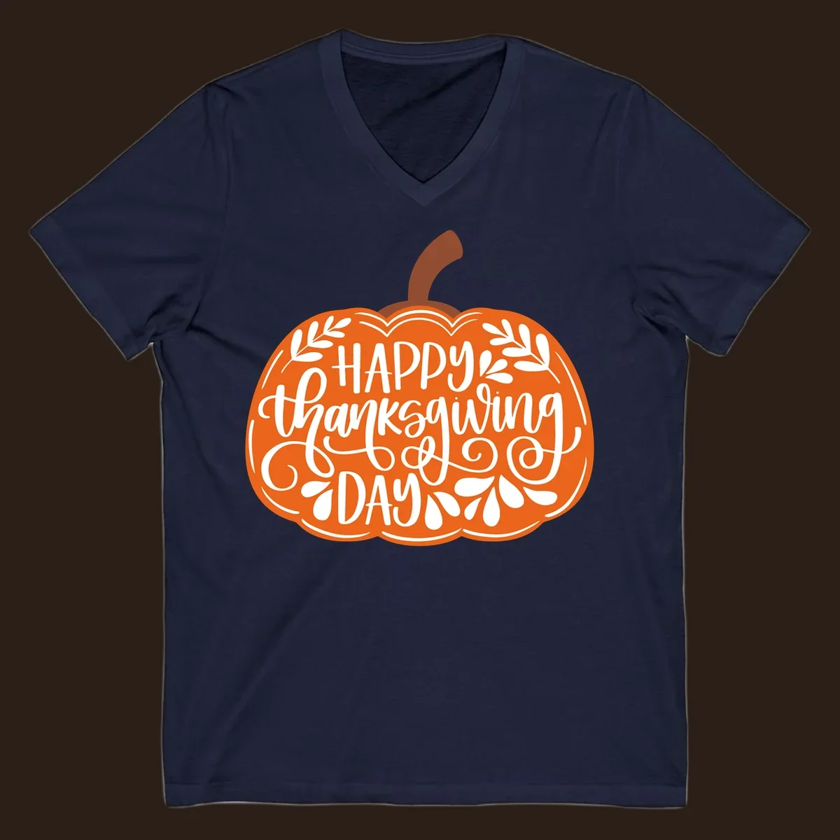 Thanksgiving pumpkin with "Happy Thanksgiving Day" text, part of the thanksgiving-pumpkin-text design.